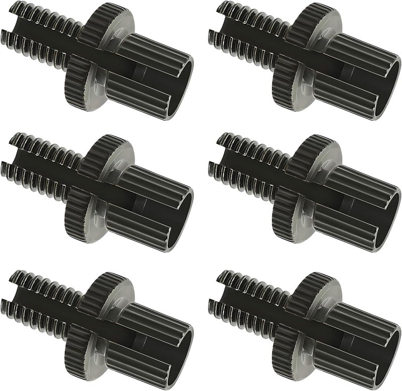 Minho Motorcycle Clutch Brake Cable Adjuster in Carbon Steel Material,8 MM Universal Nut Bolt Fitting for Motorcyle Scooter Mopeds ATV UTV Go Kart 6pcs - Image 1